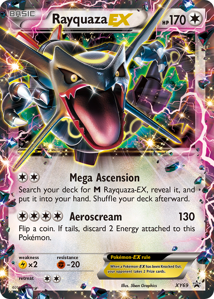 Rayquaza EX (XY69) (Shiny) [XY: Black Star Promos] - Destination Retro