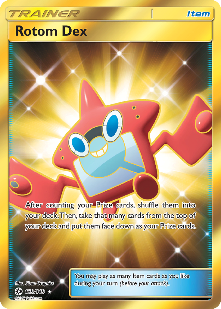 Rotom Dex (159/149) [Sun & Moon: Base Set] - Destination Retro