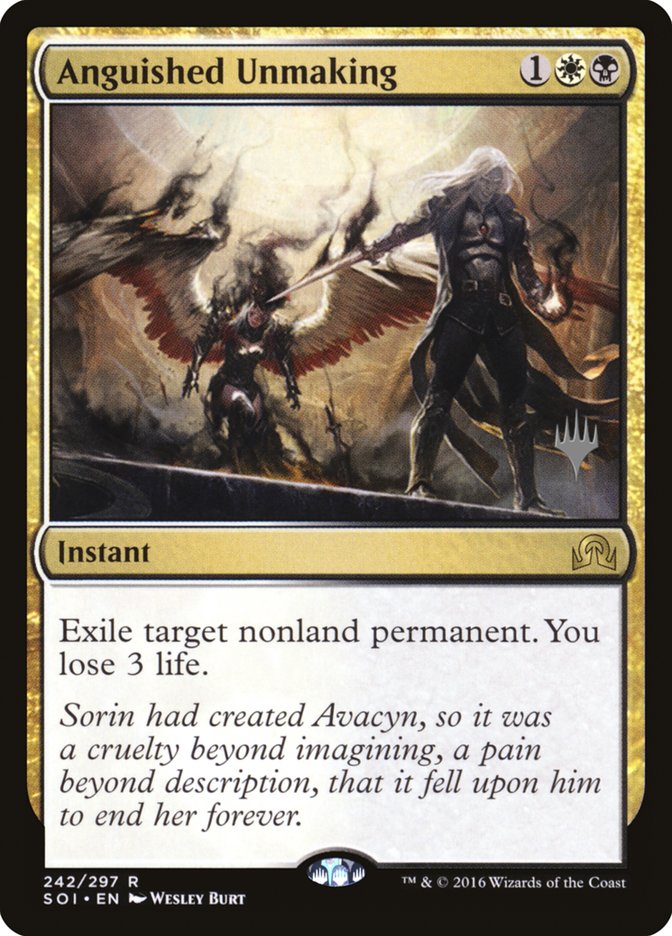 Anguished Unmaking (Promo Pack) [Shadows over Innistrad Promos] - Destination Retro