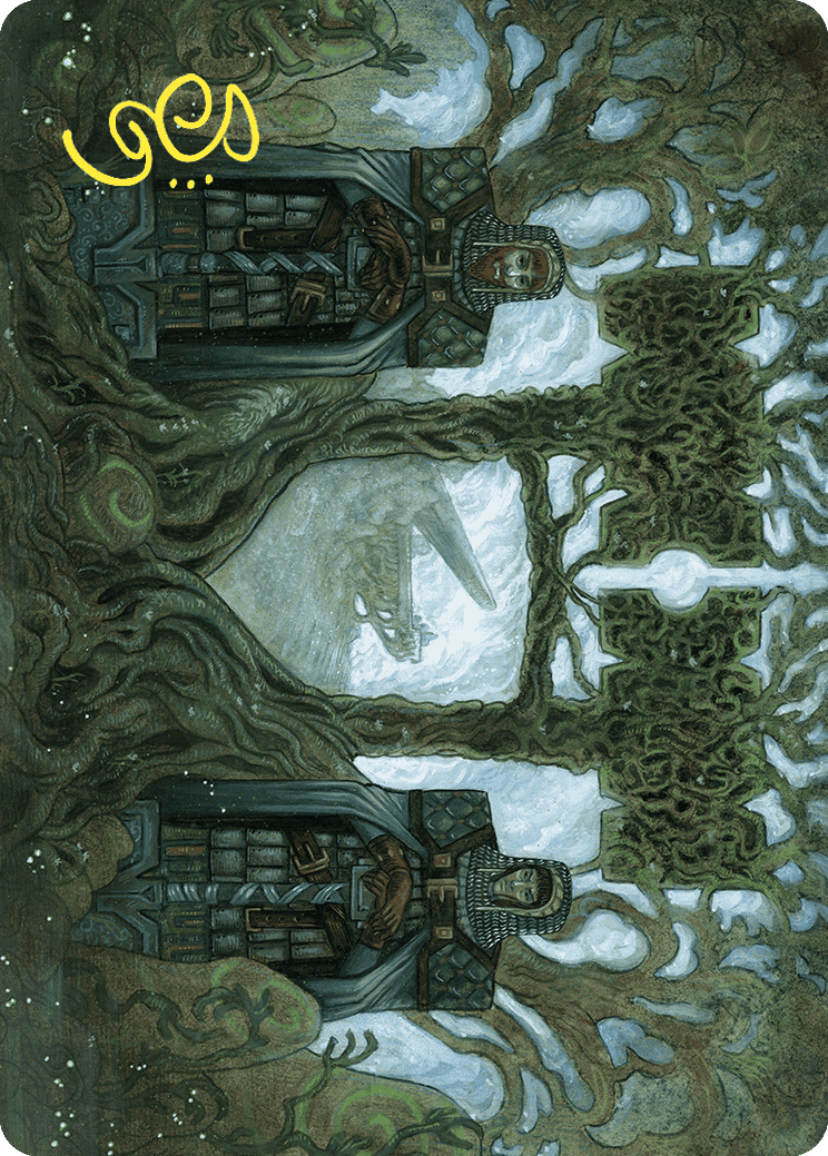 Court of Garenbrig Art Card (Gold-Stamped Signature) [Wilds of Eldraine Art Series] - Destination Retro
