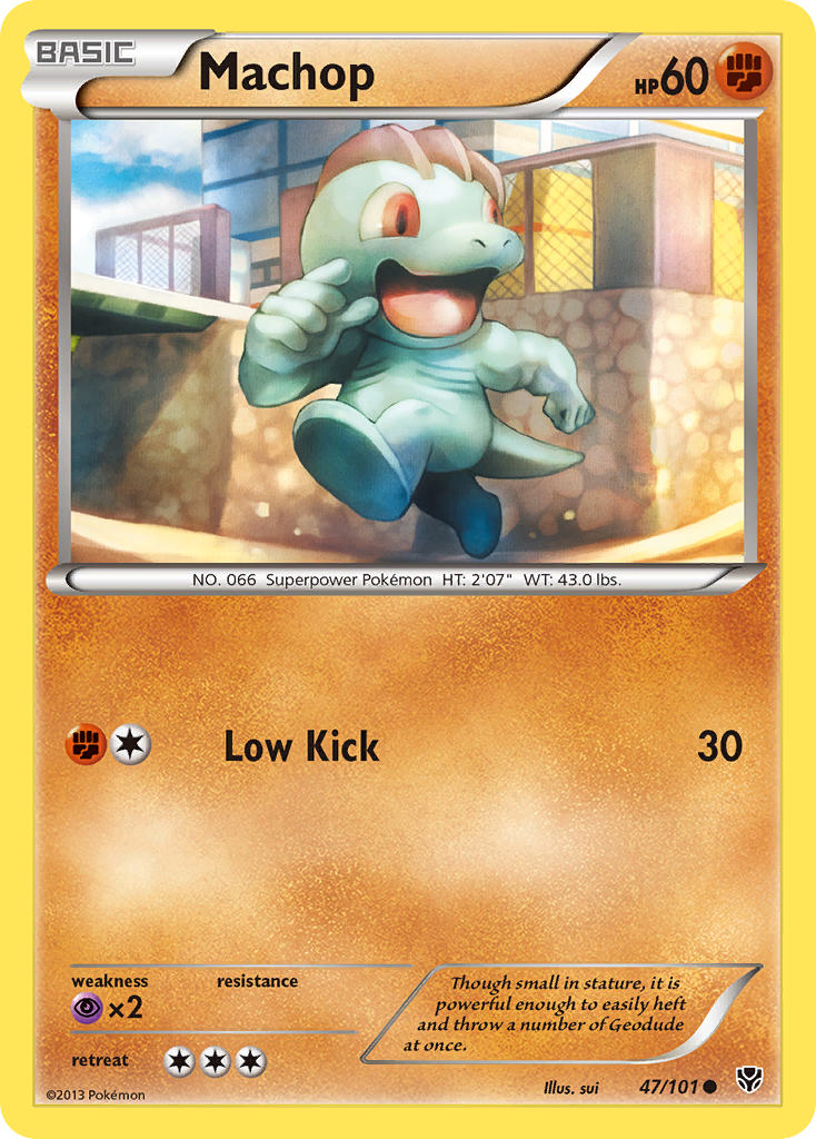 Machop (47/101) [Black & White: Plasma Blast] - Destination Retro