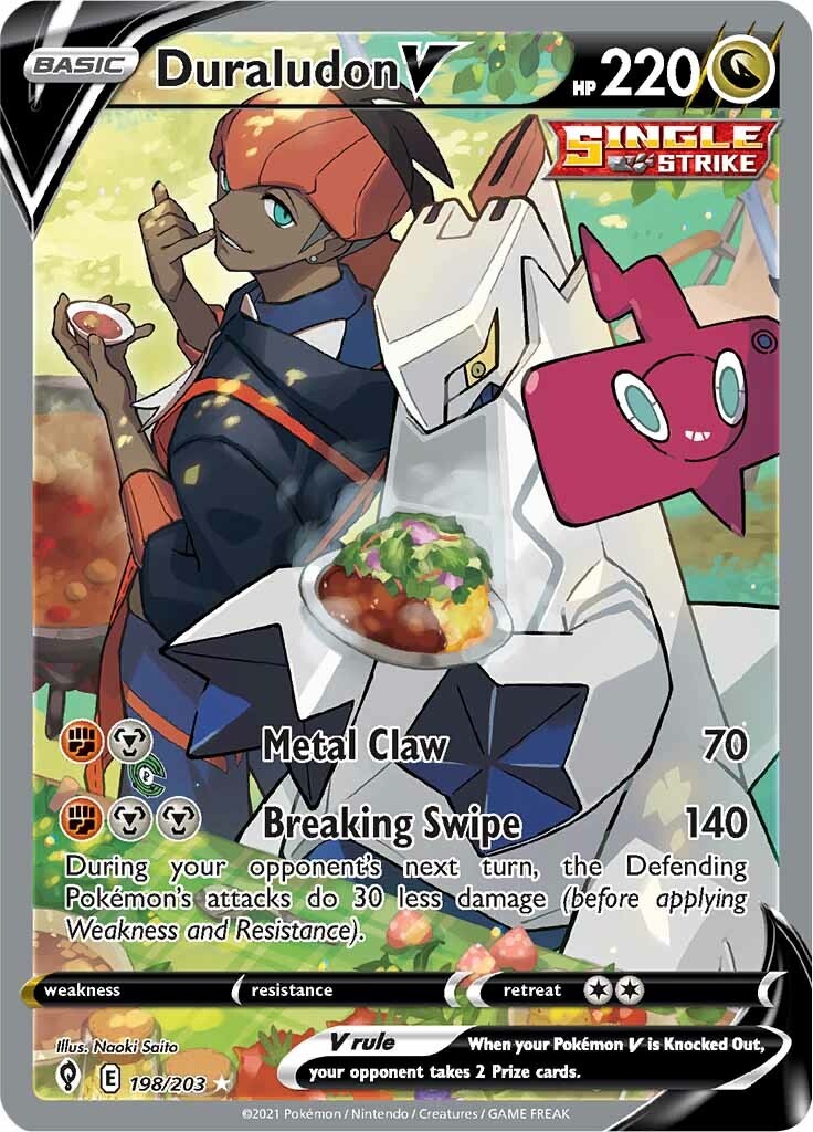 Duraludon V (198/203) (Alternate Art) [Sword & Shield: Evolving Skies] - Destination Retro