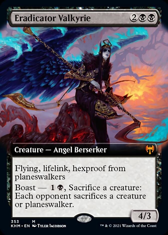 Eradicator Valkyrie (Extended Art) [Kaldheim] - Destination Retro