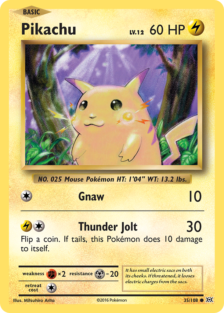 Pikachu (35/108) [XY: Evolutions] - Destination Retro