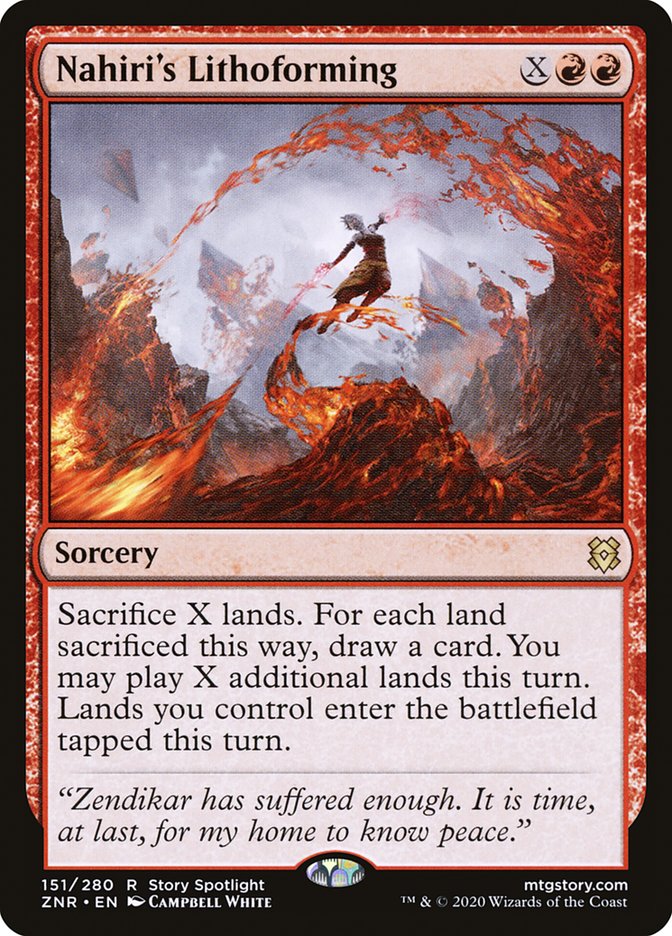 Nahiri's Lithoforming [Zendikar Rising] - Destination Retro