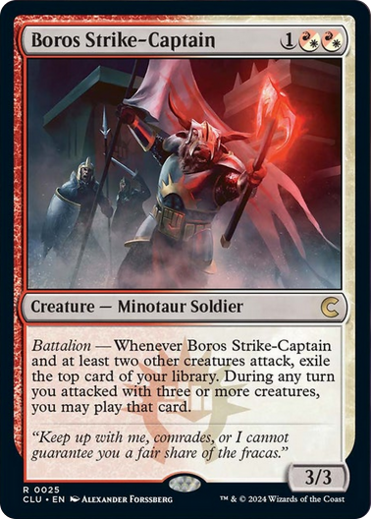 Boros Strike-Captain [Ravnica: Clue Edition] - Destination Retro