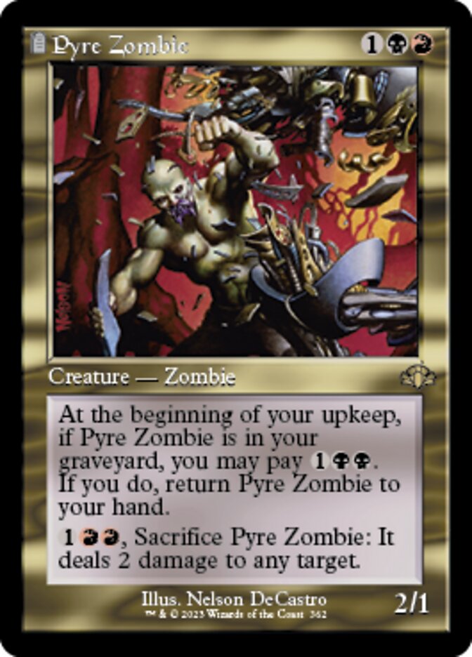 Pyre Zombie (Retro) [Dominaria Remastered] - Destination Retro