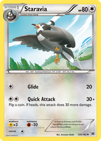 Staravia (126/162) [XY: BREAKthrough] - Destination Retro