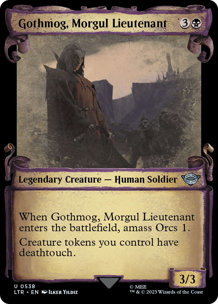 Gothmog, Morgul Lieutenant [The Lord of the Rings: Tales of Middle-Earth Showcase Scrolls] - Destination Retro