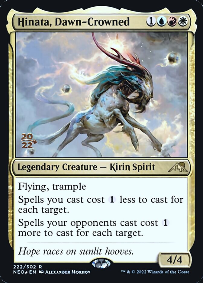 Hinata, Dawn-Crowned [Kamigawa: Neon Dynasty Prerelease Promos] - Destination Retro