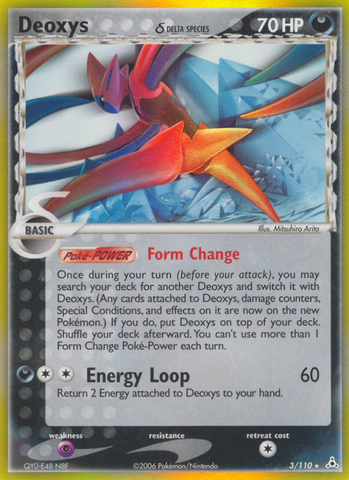 Deoxys (3/110) (Delta Species) [EX: Holon Phantoms] - Destination Retro