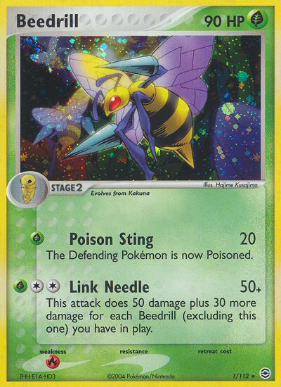 Beedrill (1/112) [EX: FireRed & LeafGreen] - Destination Retro