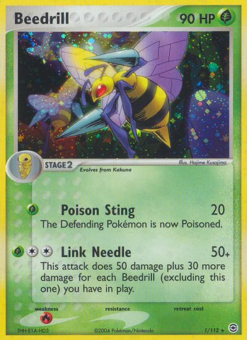 Beedrill (1/112) [EX: FireRed & LeafGreen] - Destination Retro