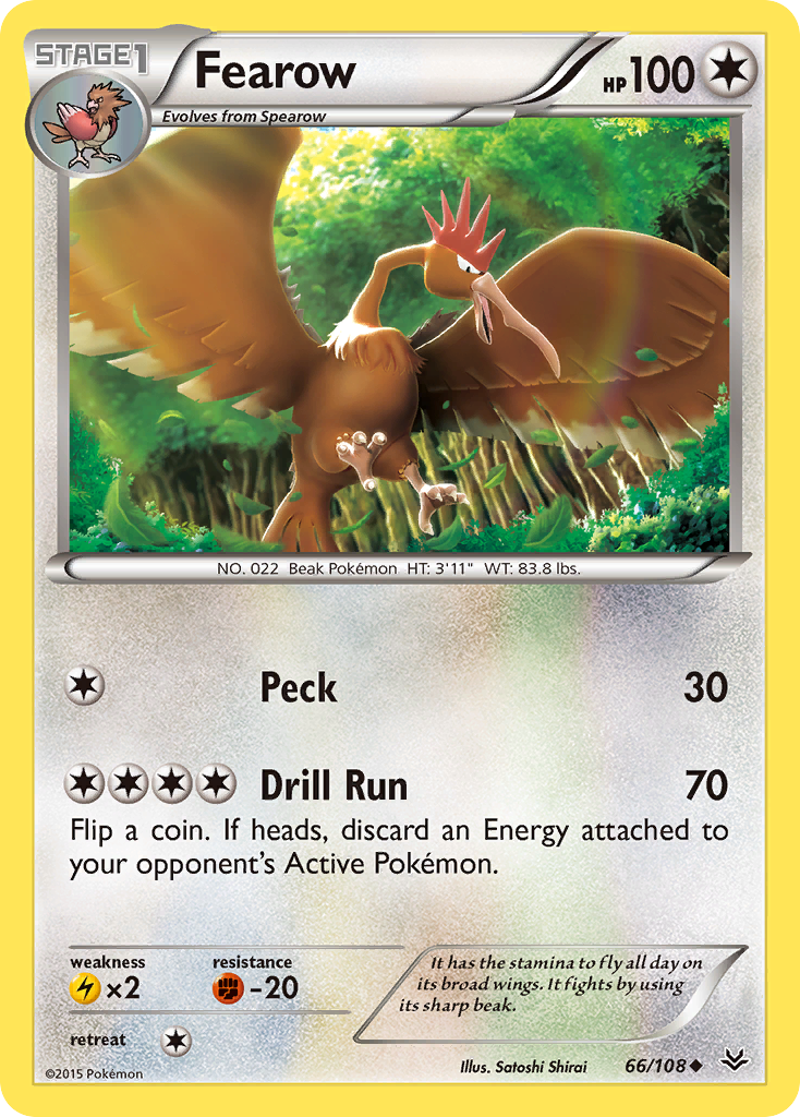 Fearow (66/108) [XY: Roaring Skies] - Destination Retro