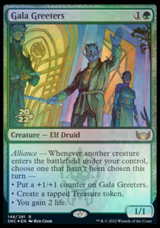 Gala Greeters [Streets of New Capenna Prerelease Promos] - Destination Retro