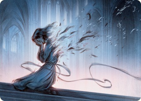 Fading Hope Art Card [Innistrad: Midnight Hunt Art Series] - Destination Retro