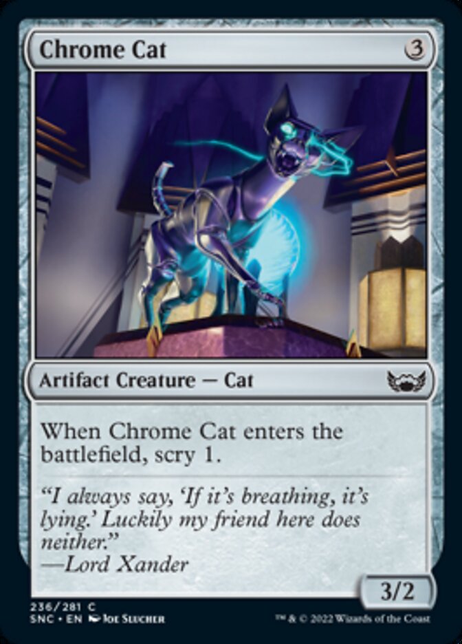 Chrome Cat [Streets of New Capenna] - Destination Retro