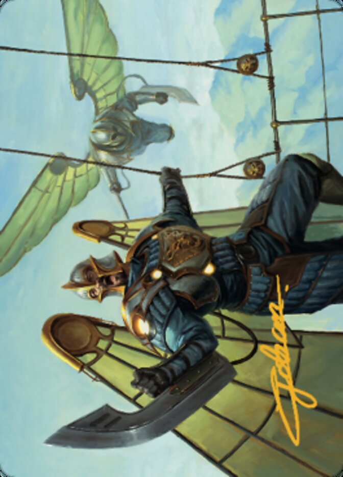 Air Marshal Art Card (Gold-Stamped Signature) [The Brothers' War Art Series] - Destination Retro
