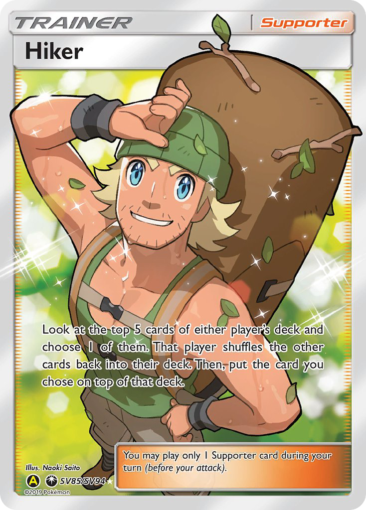 Hiker (SV85/SV94) [Sun & Moon: Hidden Fates - Shiny Vault] - Destination Retro
