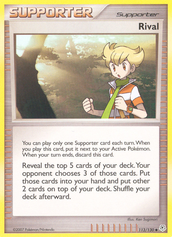 Rival (113/130) [Diamond & Pearl: Base Set] - Destination Retro