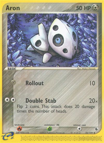 Aron (25/109) [EX: Ruby & Sapphire] - Destination Retro