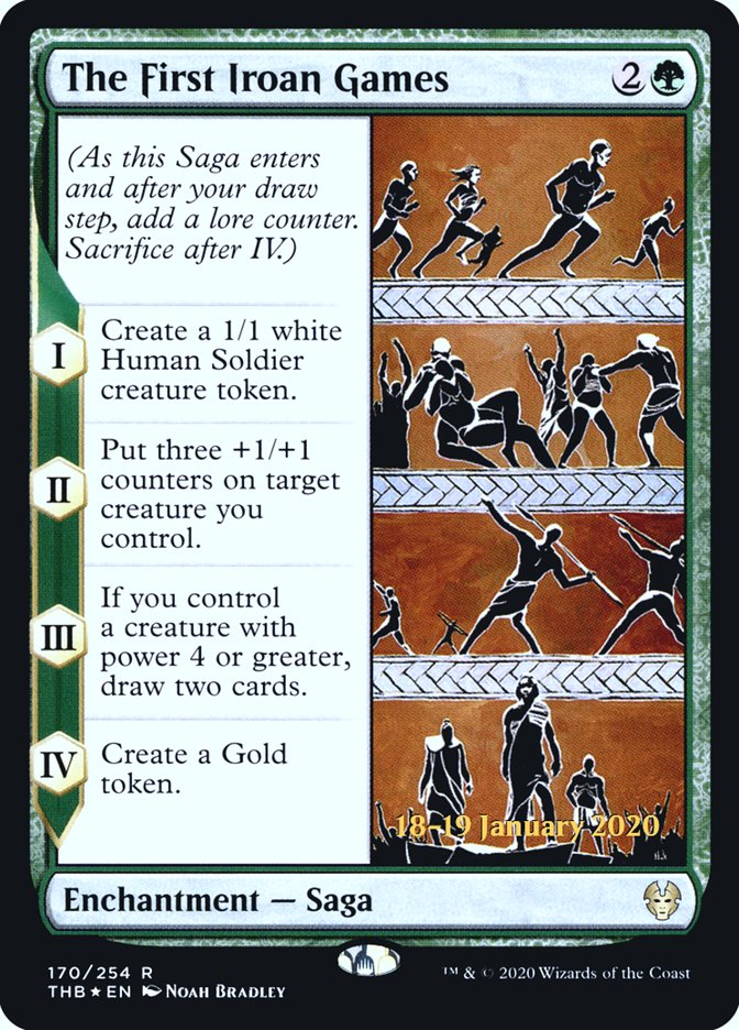 The First Iroan Games [Theros Beyond Death Prerelease Promos] - Destination Retro