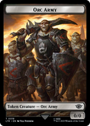 Orc Army (0019) // Food (0024) Double-Sided Token (Surge Foil) [The Lord of the Rings: Tales of Middle-Earth Tokens] - Destination Retro