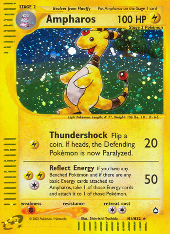 Ampharos (H1/H32) [Aquapolis] - Destination Retro