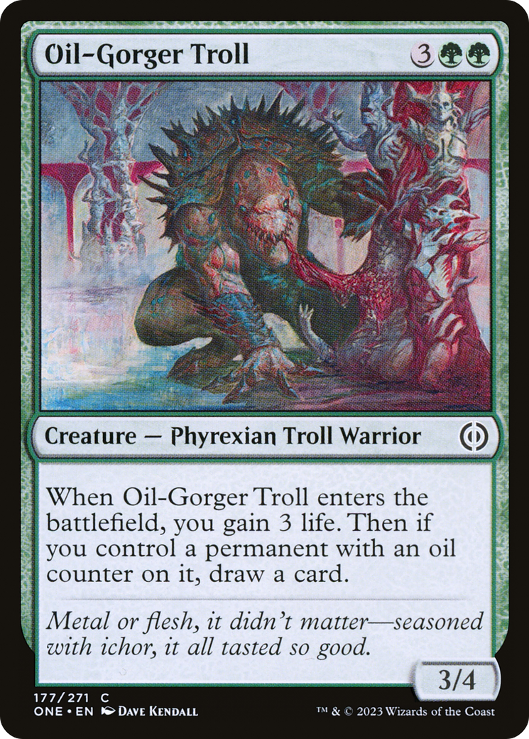 Oil-Gorger Troll [Phyrexia: All Will Be One] - Destination Retro