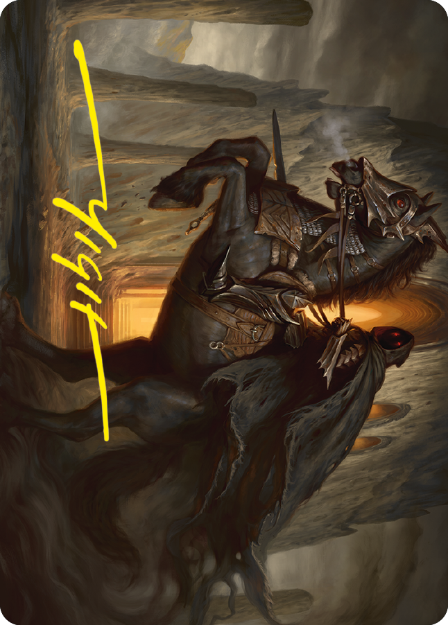 Nazgul Art Card (Gold-Stamped Signature) [The Lord of the Rings: Tales of Middle-earth Art Series] - Destination Retro