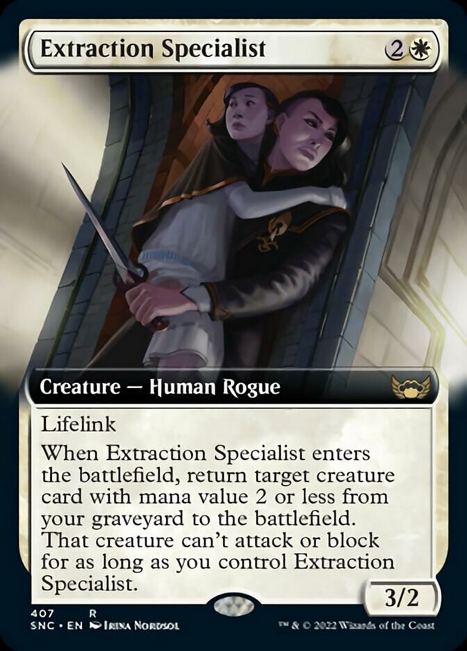 Extraction Specialist (Extended Art) [Streets of New Capenna] - Destination Retro