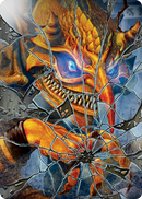 Reflection of Kiki-Jiki Art Card [Kamigawa: Neon Dynasty Art Series] - Destination Retro