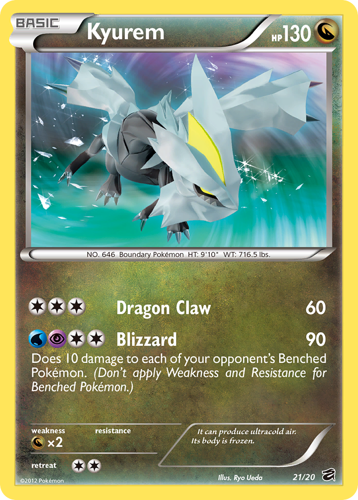 Kyurem (21/20) [Black & White: Dragon Vault] - Destination Retro