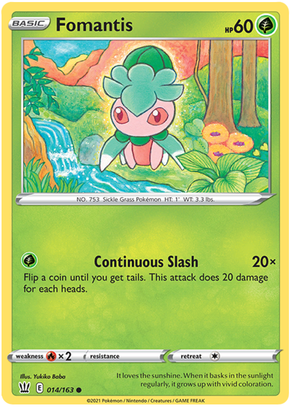 Fomantis (014/163) [Sword & Shield: Battle Styles] - Destination Retro