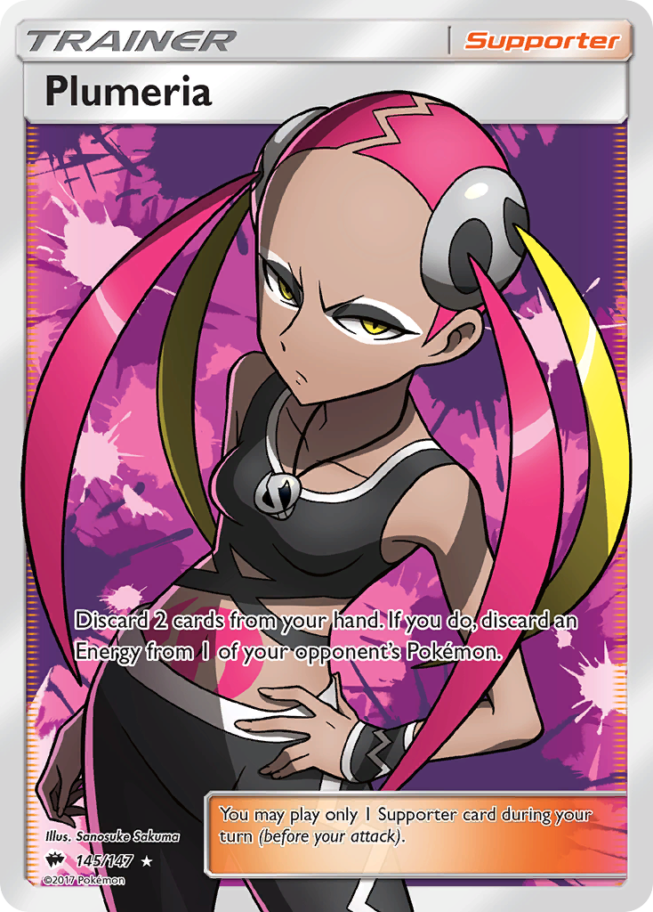 Plumeria (145/147) [Sun & Moon: Burning Shadows] - Destination Retro