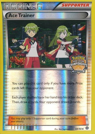 Ace Trainer (69/98) (Regional Championship Promo) [XY: Ancient Origins] - Destination Retro