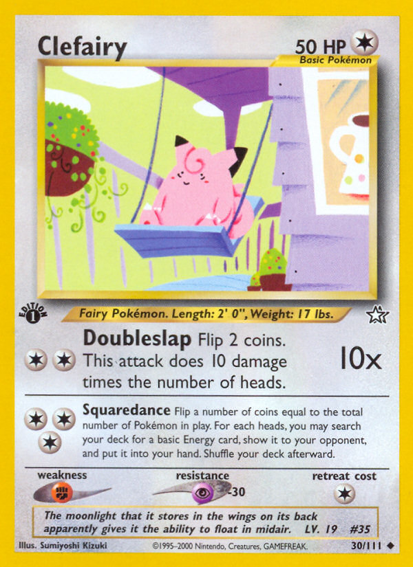 Clefairy (30/111) [Neo Genesis 1st Edition] - Destination Retro