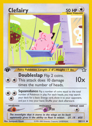 Clefairy (30/111) [Neo Genesis 1st Edition] - Destination Retro