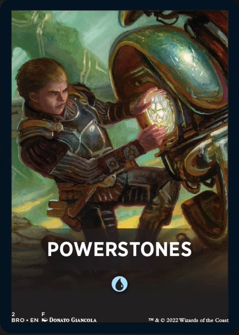 Powerstones Theme Card [The Brothers' War Tokens] - Destination Retro