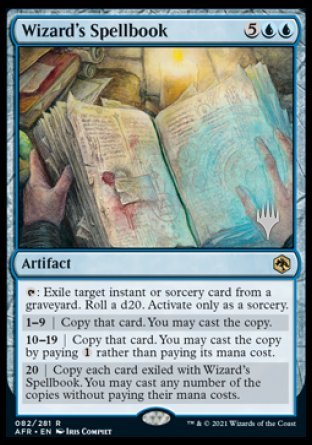 Wizard's Spellbook (Promo Pack) [Dungeons & Dragons: Adventures in the Forgotten Realms Promos] - Destination Retro
