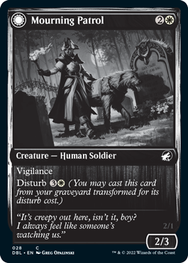 Mourning Patrol // Morning Apparition [Innistrad: Double Feature] - Destination Retro
