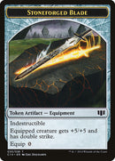 Stoneforged Blade // Germ Double-sided Token [Commander 2014 Tokens] - Destination Retro