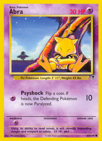Abra (67/110) [Legendary Collection] - Destination Retro