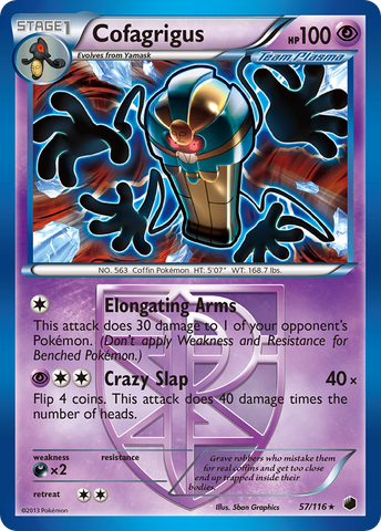 Cofagrigus (57/116) [Black & White: Plasma Freeze] - Destination Retro