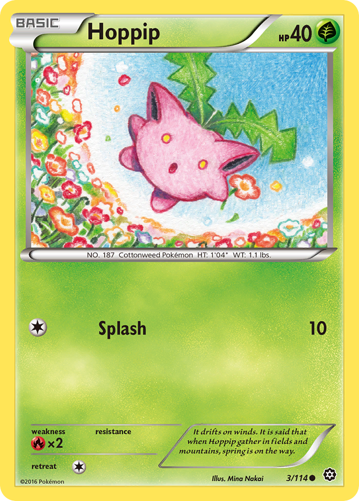 Hoppip (3/114) [XY: Steam Siege] - Destination Retro