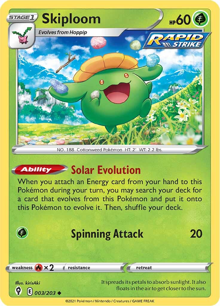 Skiploom (003/203) [Sword & Shield: Evolving Skies] - Destination Retro
