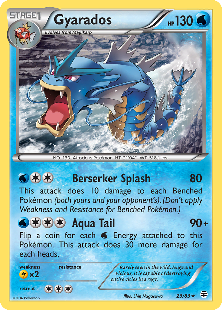 Gyarados (23/83) [XY: Generations] - Destination Retro