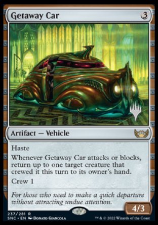 Getaway Car (Promo Pack) [Streets of New Capenna Promos] - Destination Retro