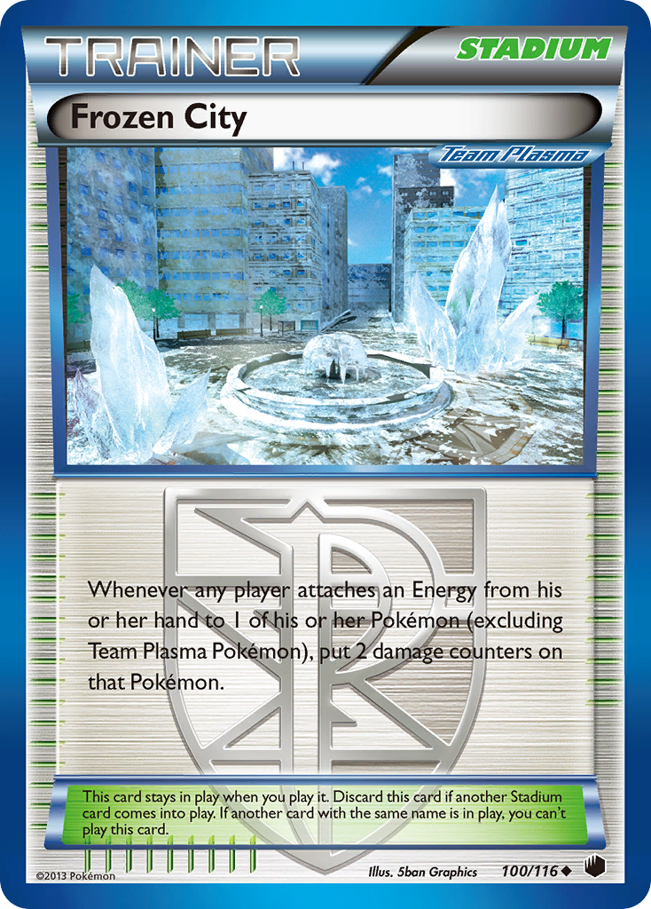 Frozen City (100/116) [Black & White: Plasma Freeze] - Destination Retro