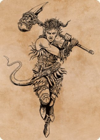 Karlach, Fury of Avernus Art Card (54) [Commander Legends: Battle for Baldur's Gate Art Series] - Destination Retro